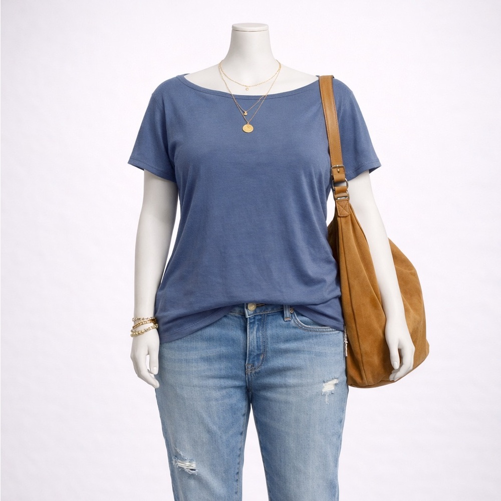 Tavik Women’s Blue Short Sleeve Tee Size Medium